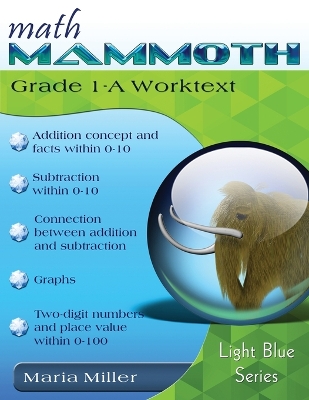 Book cover for Math Mammoth Grade 1-A Worktext