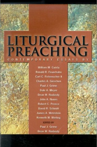 Cover of Liturgical Preaching