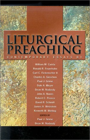 Book cover for Liturgical Preaching