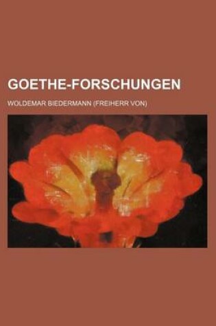 Cover of Goethe-Forschungen (2)