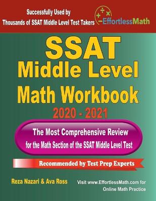 Book cover for SSAT Middle Level Math Workbook 2020 - 2021