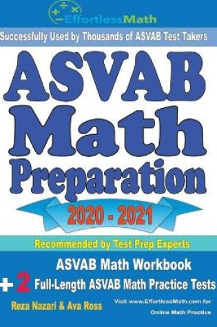 Cover of ASVAB Math Preparation 2020 - 2021