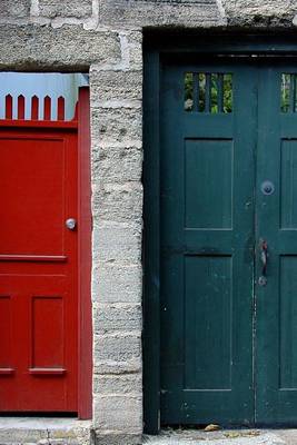 Book cover for Vintage Red Door and Green Door