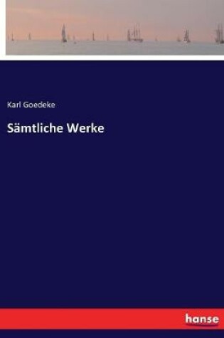 Cover of Sämtliche Werke