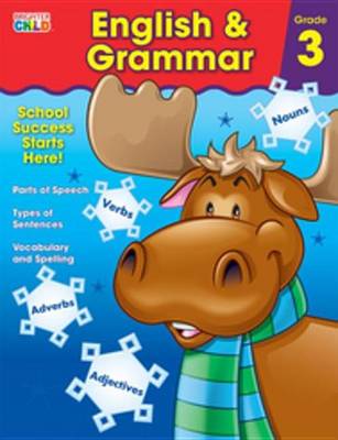 Book cover for English & Grammar, Grade 3