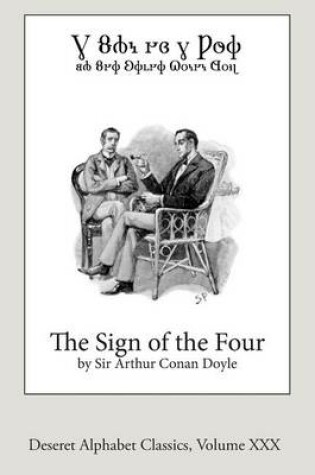 Cover of The Sign of the Four (Deseret Alphabet edition)