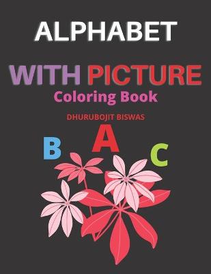 Book cover for Alphabet with picture coloring book