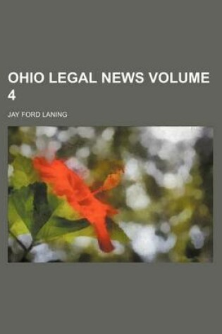 Cover of Ohio Legal News Volume 4