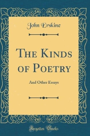 Cover of The Kinds of Poetry