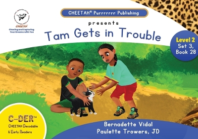 Book cover for C-DER ( Cheetah decodable & early readers) Set 3, book 28, Tom gets in trouble