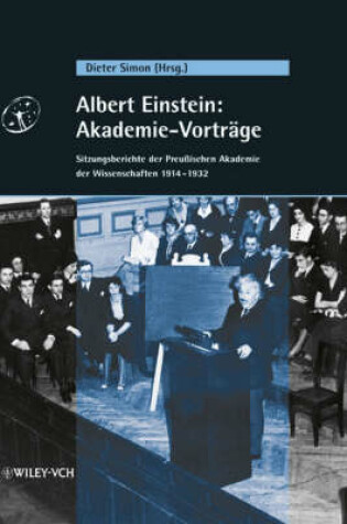 Cover of Albert Einstein - Akademie-Vortrage