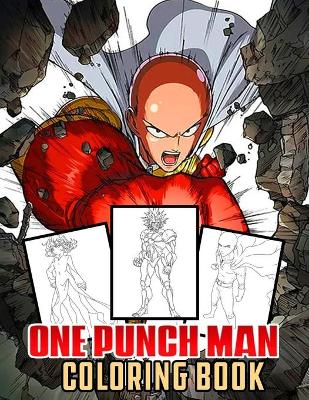 Book cover for One Punch Man Coloring Book