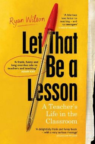 Cover of Let That Be a Lesson