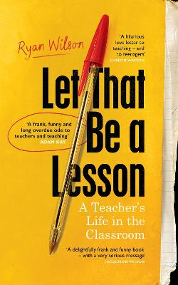 Book cover for Let That Be a Lesson