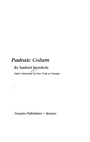 Cover of Padraic Colum