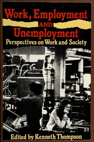 Cover of Work, Employment and Unemployment