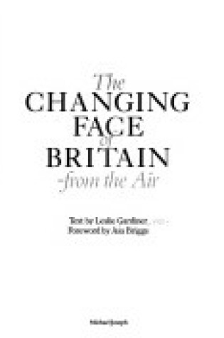 Cover of The Changing Face of Britain from the Air