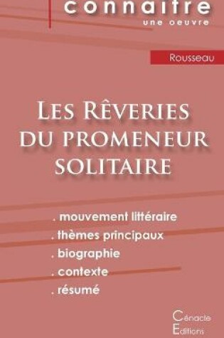 Cover of Fiche de lecture Les Reveries du promeneur solitaire de Jean-Jacques Rousseau (analyse litteraire de reference et resume complet)
