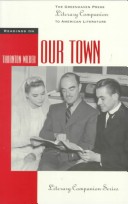 Cover of Readings on "Our Town"