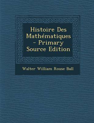 Book cover for Histoire Des Mathematiques