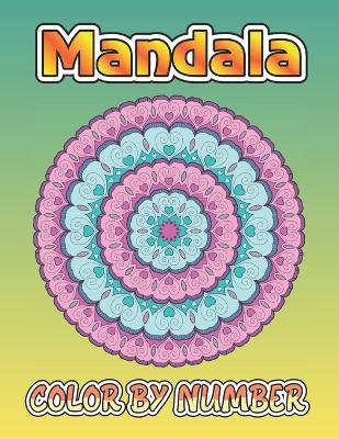 Book cover for mandala color by number