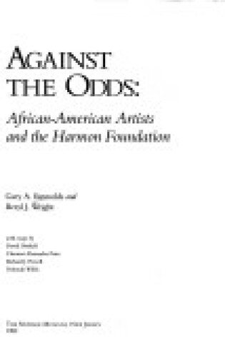 Cover of Against the Odds: African-American Artists and the Harmon Foundation