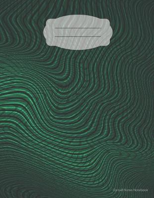 Book cover for Cornell Notes Notebook - Green Topo Swirl