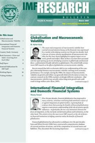 Cover of IMF Research Bulletin, March 2007