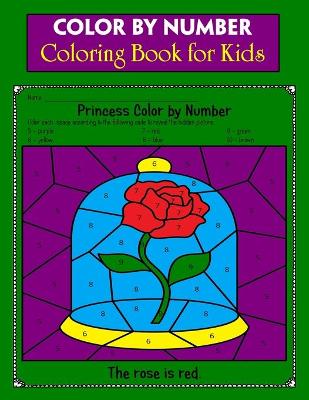 Book cover for Color By Number Coloring Book for Kids