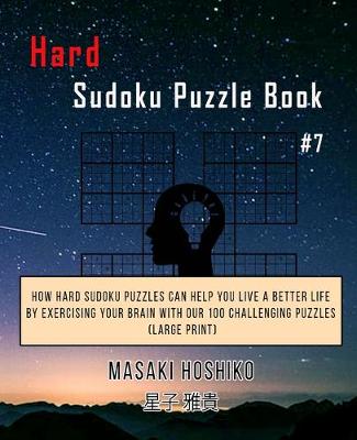 Book cover for Hard Sudoku Puzzle Book #7