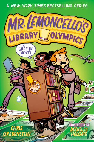 Cover of Mr. Lemoncello's Library Olympics: The Graphic Novel