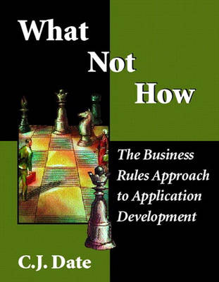 Book cover for What Not How