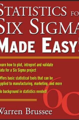 Cover of Statistics for Six Sigma Made Easy