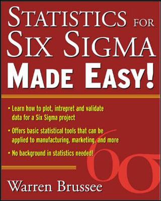 Book cover for Statistics for Six Sigma Made Easy