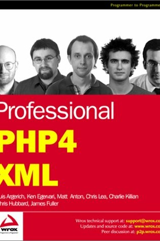 Cover of Professional PHP4 XML