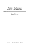 Book cover for Finance Capital And Uneven Development