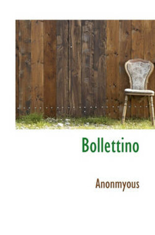 Cover of Bollettino