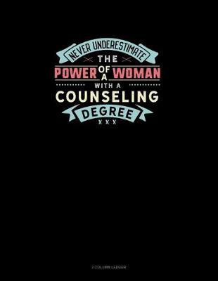 Cover of Never Underestimate The Power Of A Woman With A Counseling Degree