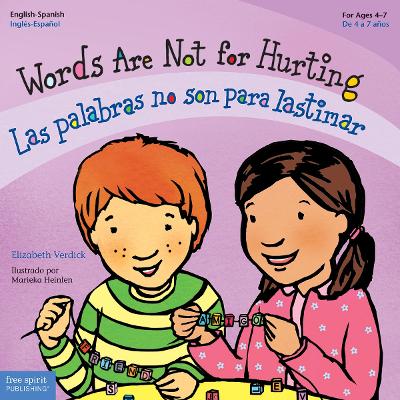 Book cover for Words Are Not for Hurting / Las palabras no son para lastimar