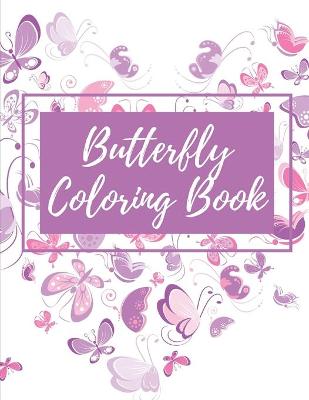 Book cover for Butterfly Coloring Book