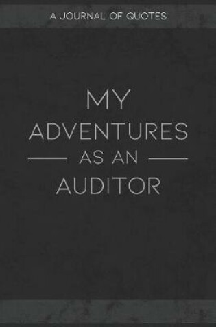 Cover of My Adventures As An Auditor