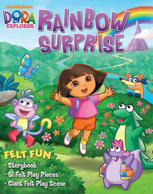 Book cover for Dora the Explorer Rainbow Surprise