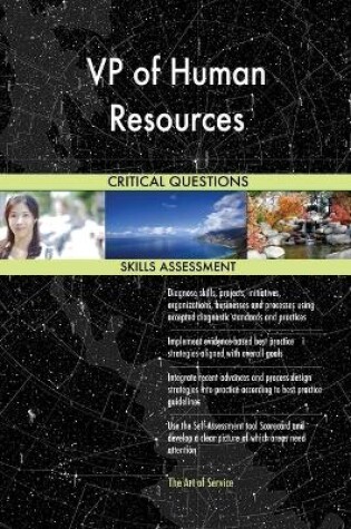 Cover of VP of Human Resources Critical Questions Skills Assessment