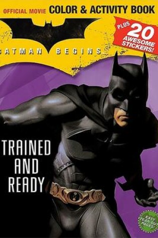 Cover of Batman Begins Color & Activity Book with Stickers