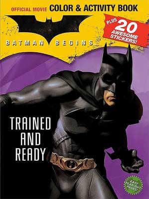 Book cover for Batman Begins Color & Activity Book with Stickers