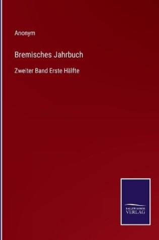 Cover of Bremisches Jahrbuch