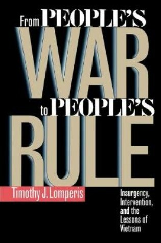 Cover of From People's War to People's Rule