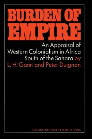 Cover of Burden of Empire