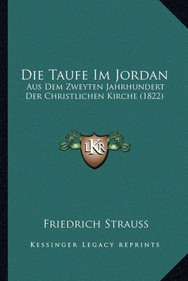 Book cover for Die Taufe Im Jordan