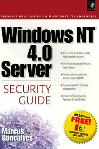 Cover of Windows NT 4.0 Server Security Guide